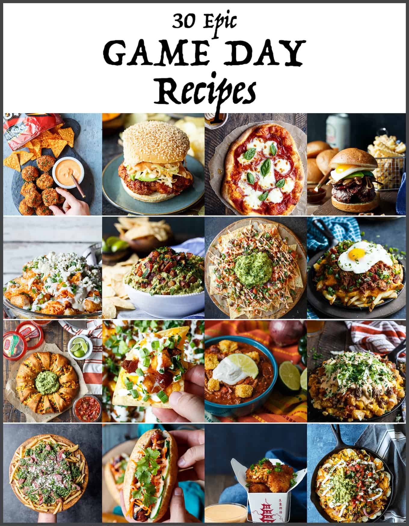 30 Epic Game Day Recipes - Shared Appetite